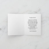 Mooie Soul Sympathy condoleance rouwkaart Bedankkaart (Binnen)