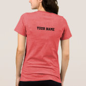 Mooie Soul Typography, Custom T-shirt Vrouwen (Achterkant)