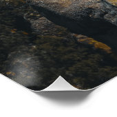 Mooie South Dakota natuurlandschap onder Moody Sky Perfect Poster (Hoek)