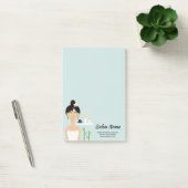 Mooie Spa Vrouw Illustratie - Spa Bedrijf Post-it® Notes (Kantoor)
