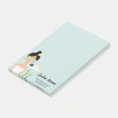 Mooie Spa Vrouw Illustratie - Spa Bedrijf Post-it® Notes (Schuin)