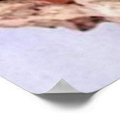 Mooie Spaanse Flamenco Dancer in Red Polka Dot Poster (Hoek)