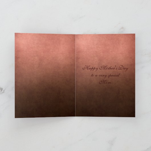 Mooie Sparkle Heart Moederdag Kaart (Binnen)