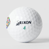 **MOOIE SPARKLEDING HART* GOLF BALLEN (Logo)