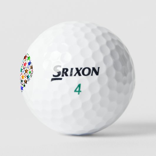 **MOOIE SPARKLEDING HART* GOLF BALLEN (Logo)