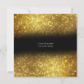 Mooie Sparkly Glitter... het spijt me dat ik Kaart (Achterkant)