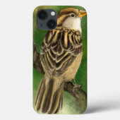 Mooie Sparrow iPhone Case (Achterkant)