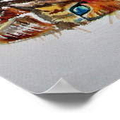 Mooie Speelende Slapende Lapjeskatten Poster (Hoek)