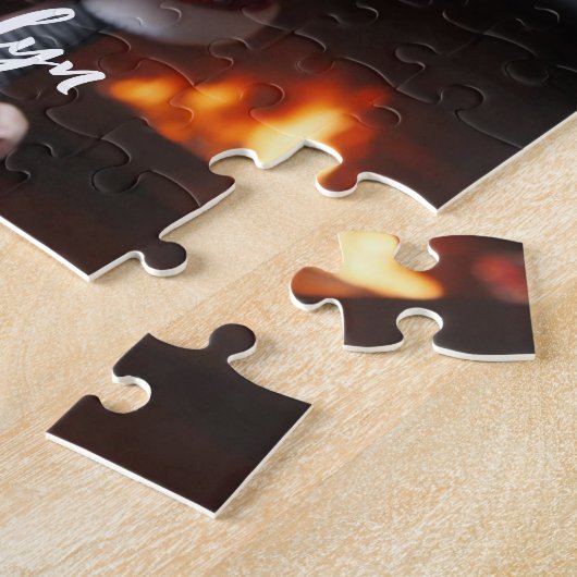 Mooie Sphynx Kat in een Santa Hat Legpuzzel (Zijkant)