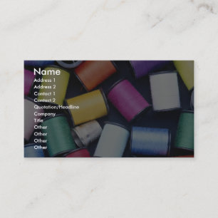 Mooie spillen van draad visitekaartje