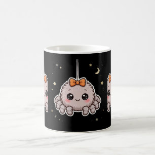 Mooie Spin met Strik Halloween Koffiemok