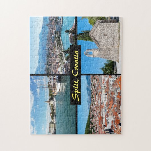 Mooie Split landmarks - Kroatië, Europa Legpuzzel (Verticaal)