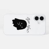 Mooie spooktelefoonhoes iPhone 16 hoesje (Achterkant horizontaal)