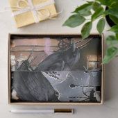 Mooie Spooky Haunted Halloween Decoupage Tissuepapier (Geschenk)