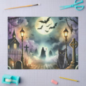 Mooie Spooky Haunted Halloween Decoupage Tissuepapier (Craft)