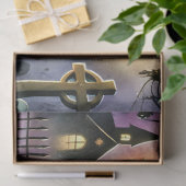 Mooie Spooky Haunted Halloween Decoupage Tissuepapier (Geschenk)