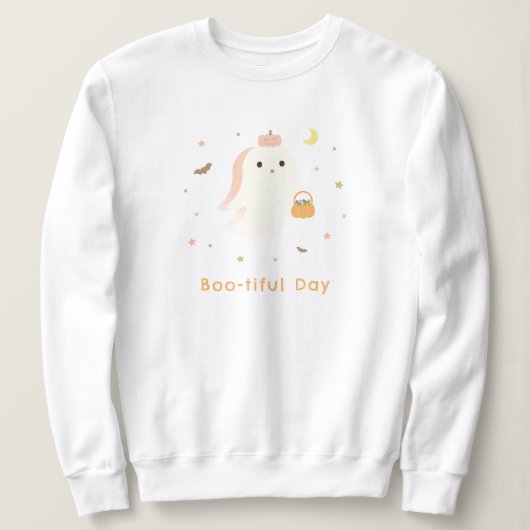 Mooie spooky sweatshirt voor een mooie dag (Design voorkant)