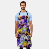 Mooie Spring Pansies All-Over Print Schort (Gedragen)