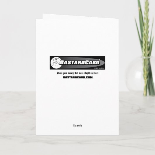 Mooie springen! Skiers Birthday Card Kaart (Achterkant)