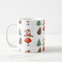 Mooie Springende Baby Rendier Kerst Patroon