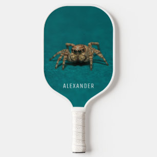 Mooie Springspin Custom Naam Teal Persoonlijk Pickleball Paddle