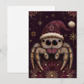 Mooie Springspin Kerstkaarten Feestdagenkaart (Voorkant / Achterkant)