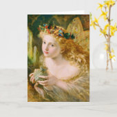 Mooie sprookjes verjaardag kaart (Gele Bloem)