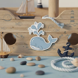 Mooie spuitende walvis motief ID1251 Sticker
