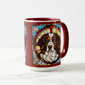 Mooie St. Bernard koffiemok Mok (Voorkant rechts)