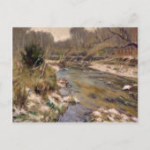 Mooie St Louis County Kiefer Creek in Winter Briefkaart (Voorkant)