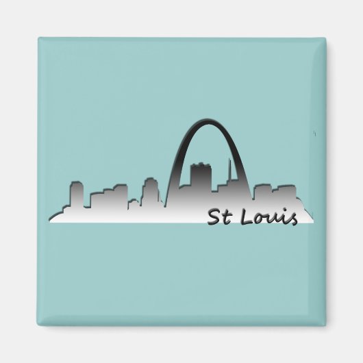 Mooie St Louis Magneet (Voorkant)