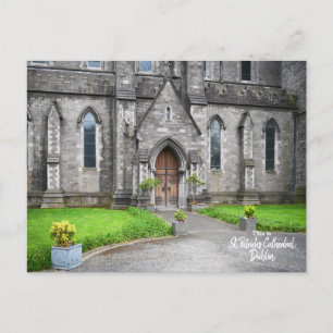 Mooie St. Patrick's Cathedral Dublin, Ierland Briefkaart