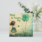 Mooie St. Patrick's Day kaart (Staand voorkant)