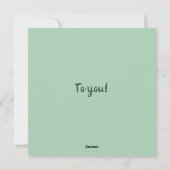 Mooie St. Patrick's Day kaart (Achterkant)