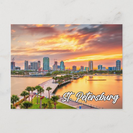 Mooie St. Petersburg, Florida, Verenigde Staten Briefkaart (Voorkant)