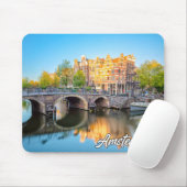 Mooie Stad Amsterdam, Nederland Muismat (Met muis)