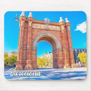 Mooie stad Barcelona, Spanje Muismat