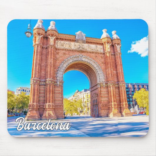 Mooie stad Barcelona, Spanje Muismat (Voorkant)