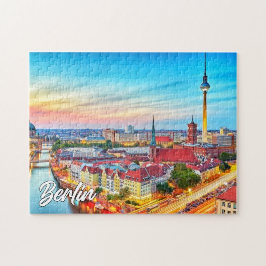 Mooie Stad Berlijn, Duitsland Legpuzzel (Horizontaal)