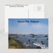 Mooie stad Crescent Briefkaart (Voorkant / Achterkant)