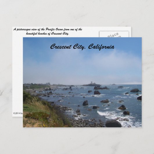Mooie stad Crescent Briefkaart (Voorkant / Achterkant)