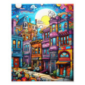 Mooie stad foto afdruk (Voorkant)