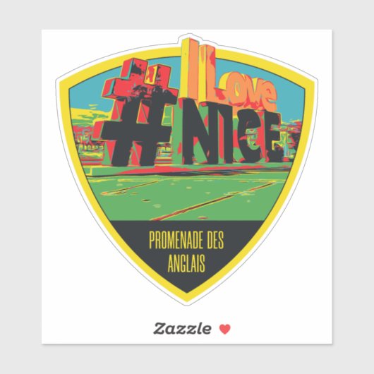 Mooie stad Frankrijk is mijn trotse Sticker (Vel)