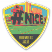 Mooie stad Frankrijk is mijn trotse Sticker (Voorkant)