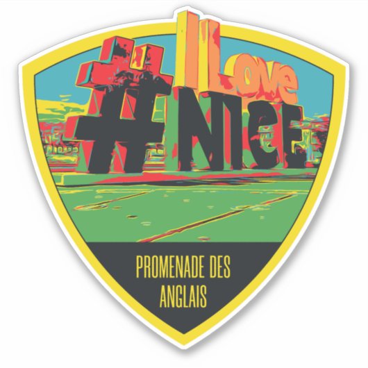 Mooie stad Frankrijk is mijn trotse Sticker (Voorkant)