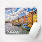 Mooie Stad Kopenhagen, Denemarken Muismat (Met muis)