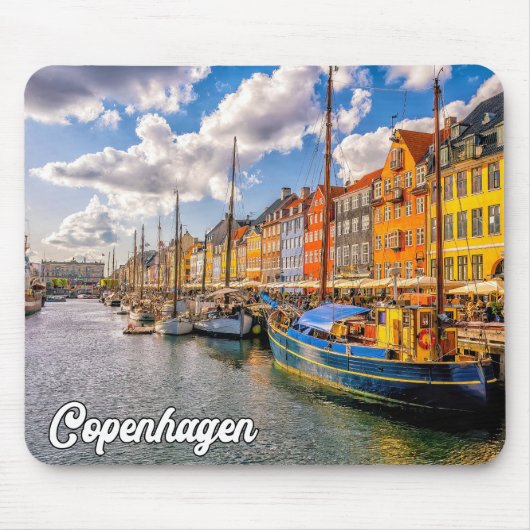 Mooie Stad Kopenhagen, Denemarken Muismat (Voorkant)