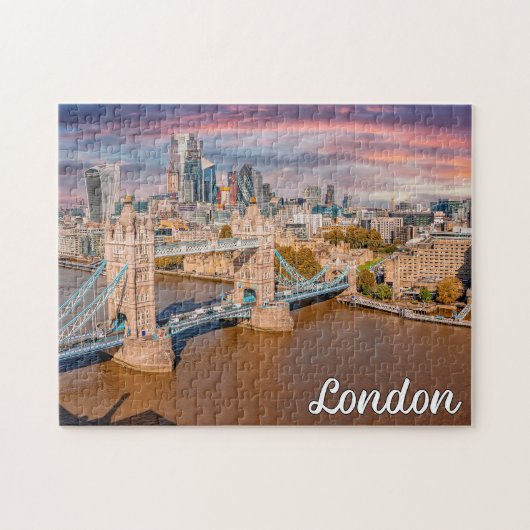 Mooie stad Londen, Engeland Legpuzzel (Horizontaal)