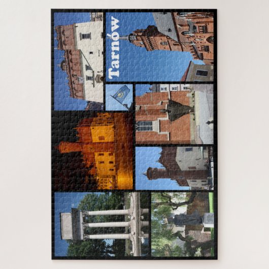 Mooie stad Tarnow, Polen Legpuzzel (Verticaal)