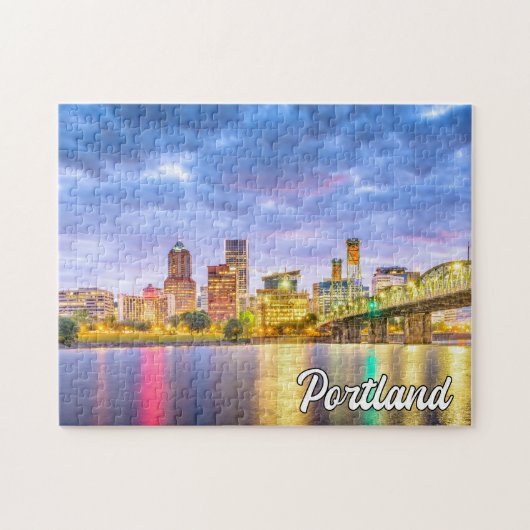 Mooie stad van Portland, Oregon Legpuzzel (Horizontaal)